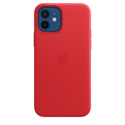 iPhone 12 | 12 Pro Leather Case MagSafe Red