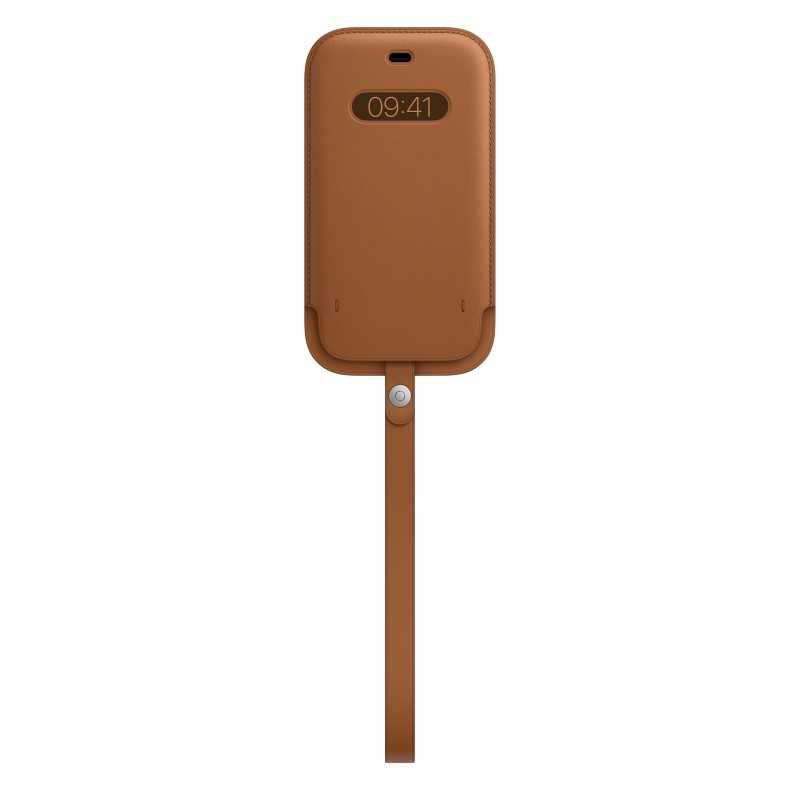 iPhone 12 | 12 Pro Leather Sleeve MagSafe Saddle BrownMHYC3ZM/A
