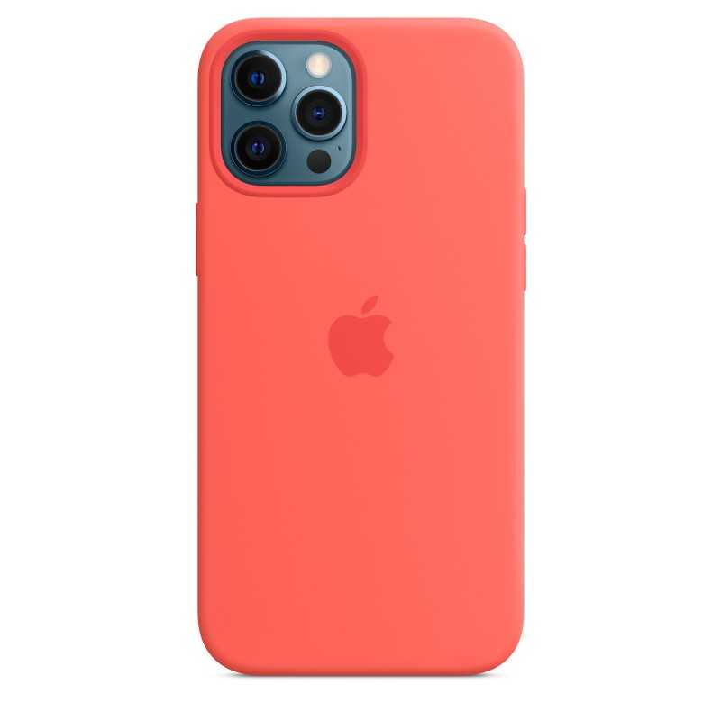 iPhone 12 Pro Max Silicone Case MagSafe Pink CitrusMHL93ZM/A