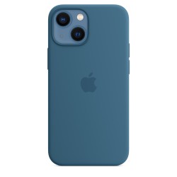 iPhone 13 Mini Silicone Case MagSafe Blue