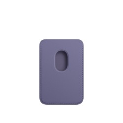 iPhone Leather Wallet MagSafe Purple