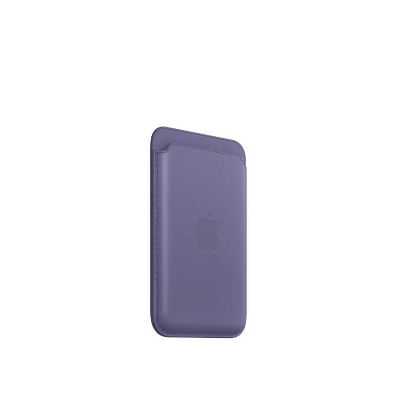 Leather MagSafe Wallet, Top Grain Leather, Lavender