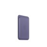 iPhone Leather Wallet MagSafe Purple