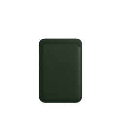 iPhone Leather Wallet MagSafe Green