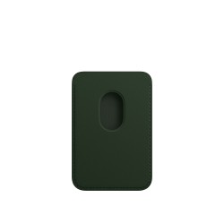 iPhone Leather Wallet MagSafe Green