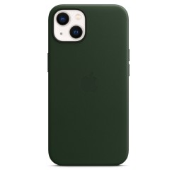iPhone 13 Leather Case MagSafe Sequoia GreenMM173ZM/A