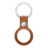 AirTag Leather Key Ring Brown