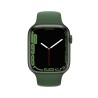 Apple Watch 7 GPS 45mm Green AluMinium Case Clover Sport B RegularMKN73TY/A