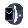 Apple Watch 7 GPS 45mm Blue AluMinium Case Ass Blue Sport B RegularMKN83TY/A