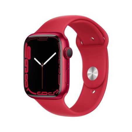 Apple Watch 7 GPS 45mm Red AluMinium Case Red Sport B RegularMKN93TY/A