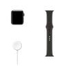 Apple Watch 3 GPS 38mm Grey AluMinium Case Black Sport BMTF02QL/A