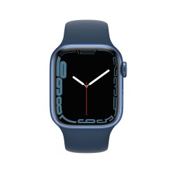 Apple Watch 7 GPS Cellular 41mm Blue AluMinium Case Ass Blue Sport B RegularMKHU3TY/A