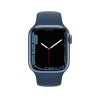 Apple Watch 7 GPS Cellular 41mm Blue AluMinium Case Ass Blue Sport B RegularMKHU3TY/A