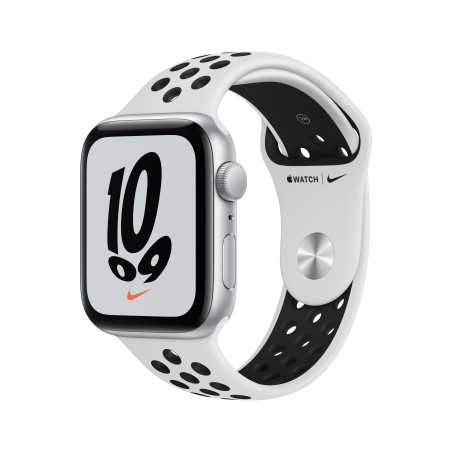 Apple Watch Nike SE GPS 44mm Silver AluMinium Case Pure PlatinumBlack B RegularMKQ73TY/A