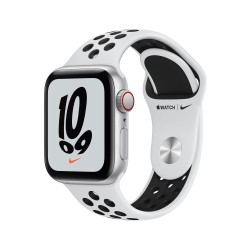 Apple Watch Nike SE GPS Cellular 40mm Silver AluMinium Case Pure PlatinumBlack B RegularMKR43TY/A