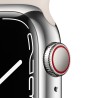 Apple Watch 7 GPS Cellular 41mm Silver Steel Case Starlight Sport B RegularMKHW3TY/A