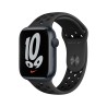 Apple Watch Nike 7 GPS 45mm Midnight AluMinium Case AnthraciteBlack B RegularMKNC3TY/A