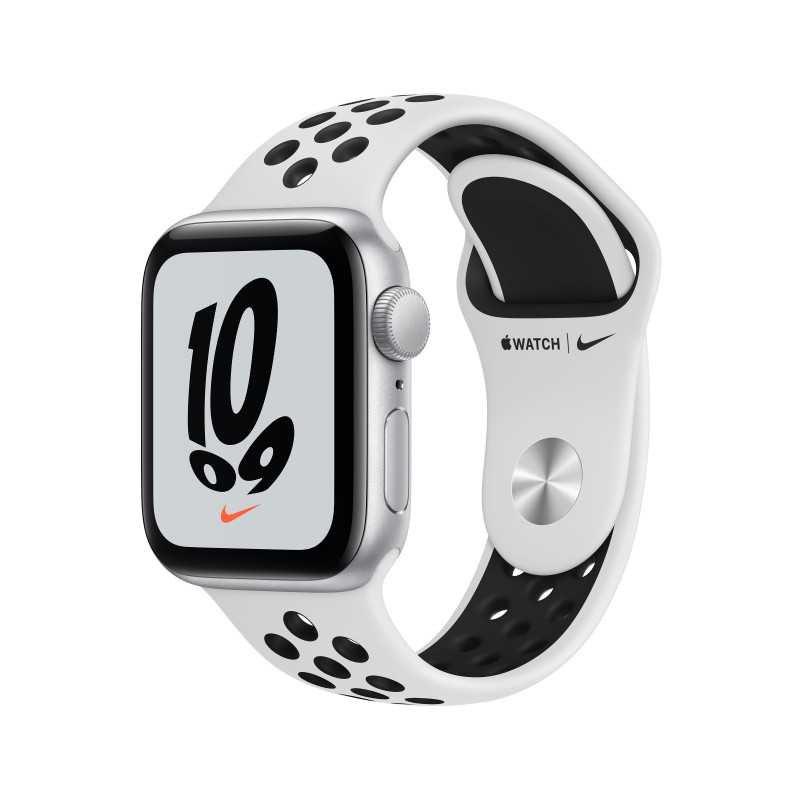 Apple Watch Nike SE GPS 40mm Silver AluMinium Case Pure PlatinumBlack B RegularMKQ23TY/A