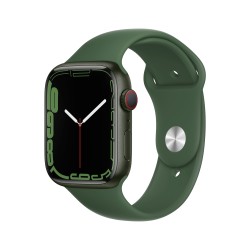 Apple Watch 7 GPS Cellular 45mm Green AluMinium Case Clover Sport B Regular