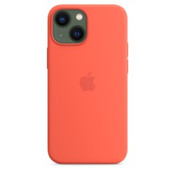 iPhone 13 Mini Silicone Case MagSafe Orange