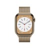 Watch 8 GPS Cellular 41mm Steel Gold Milanese