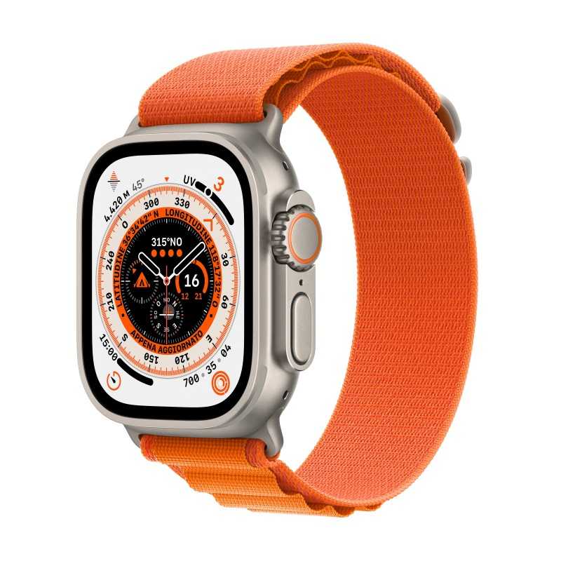 Watch Ultra GPS Cellular 49mm Titanium Orange S