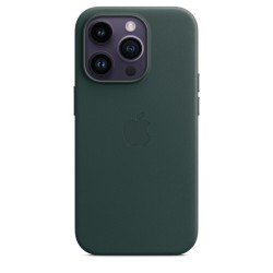iPhone 14 Pro Leather Case MagSafe Forest Green