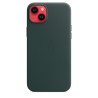 MagSafe Leather Case iPhone 14 Plus Green