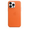 iPhone 14 Pro Max Leather Case MagSafe Orange