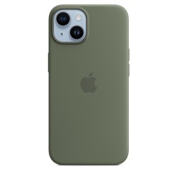 Buy iPhone 14 Silicone Case MagSafe Olive from Apple Cheap|i❤ShopDutyFree.uk