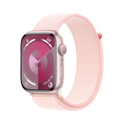 🎁 Save Big! Watch 9 aluminum 45 pink fabric band pink at ShopDutyFree.uk🚀
