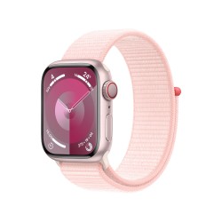 🎁 Save Big! Watch 9 Aluminum 41 Cell pink band pink fabric at ShopDutyFree.uk🚀