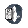 🎁 Save Big! Watch SE GPS 40mm Silver Aluminium Blue M/L at ShopDutyFree.uk🚀