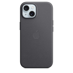 iPhone 15 FineWoven Case Black - iPhone cases - Apple
