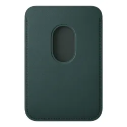 iPhone FineWoven Wallet Dark Green - iPhone Accessories - Apple 2