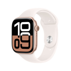 Watch 10 46mm Rose Gold Aluminium Case Light Blush Sport S/M - Apple Watch 10 - Apple