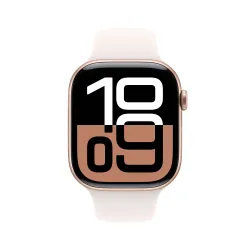 Watch 10 46mm Rose Gold Aluminium Case Light Blush Sport S/M - Apple Watch 10 - Apple 2
