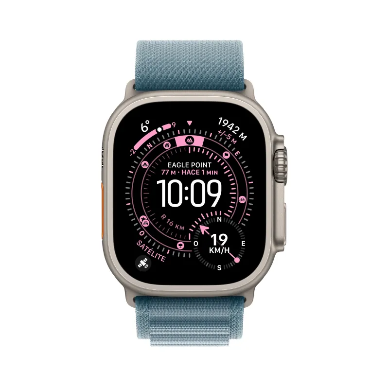 Watch Ultra 3 Cell 49mm Titanio Natural Correa Loop Alpine azul claro L - Watch Ultra 3 - Apple