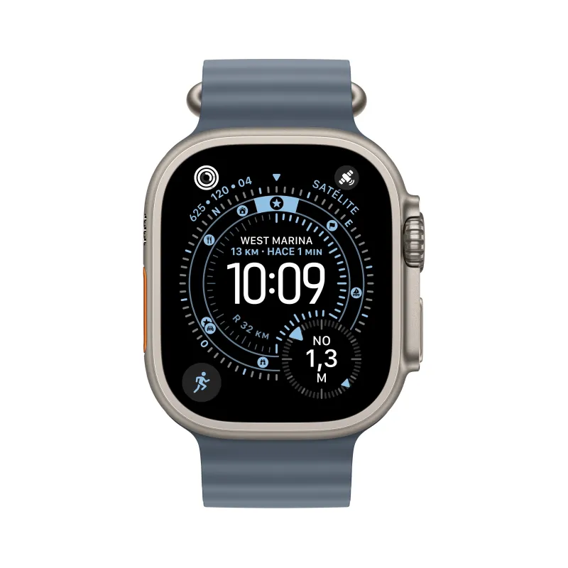 Watch Ultra 3 Cell 49mm Titanio Natural Correa ocean Azul náutico - Watch Ultra 3 - Apple