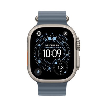 Watch Ultra 3 Cell 49mm Titanio Natural Correa ocean Azul náutico - Watch Ultra 3 - Apple