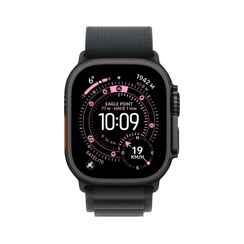 Watch Ultra 3 Cell 49mm Titanio Negro Correa loop alpine negro M - Watch Ultra 3 - Apple