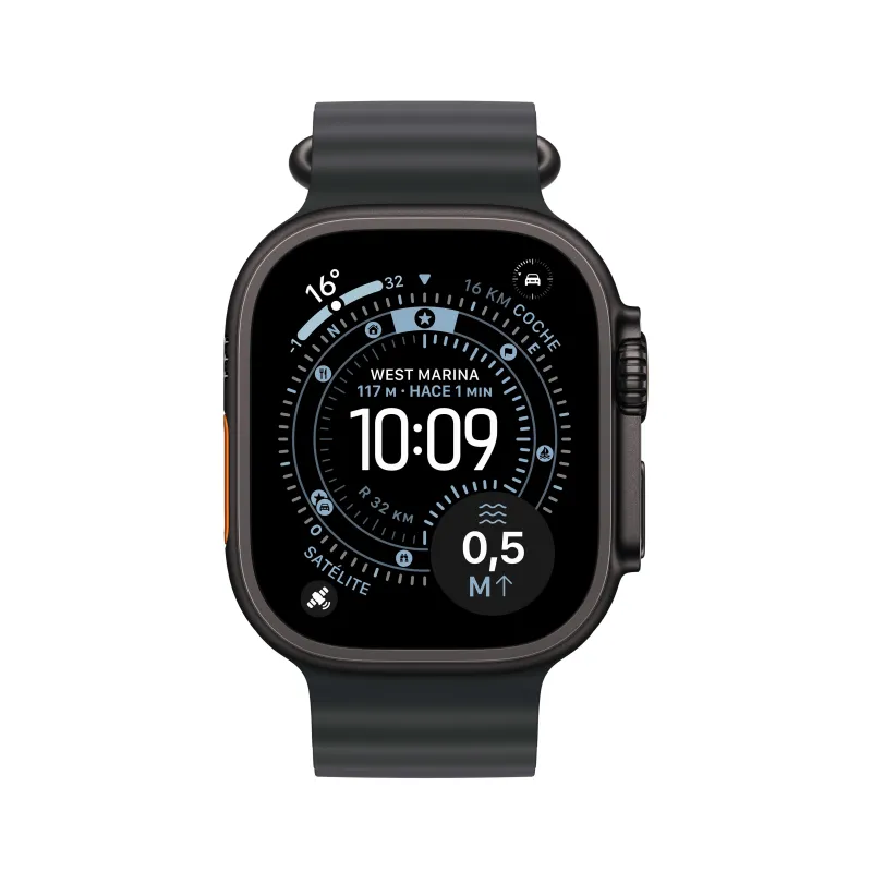 Watch Ultra 3 Cell 49mm Titanio Negro Correa ocean negro - Watch Ultra 3 - Apple