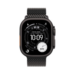 Watch Ultra 3 Cell 49mm Titanio Negro Correa Milanese Negra M - Watch Ultra 3 - Apple
