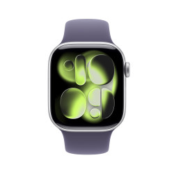 Watch 11 46 mm Plata Correa deportiva Niebla lila M/L - Watch Series 11 - Apple