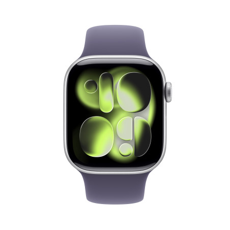 Watch 11 46 mm Plata Correa deportiva Niebla lila M/L - Watch Series 11 - Apple