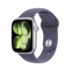Watch 11 46 mm Plata Correa deportiva Niebla lila M/L - Watch Series 11 - Apple 2