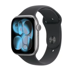 Watch 11 42mm Gris Espacial Correa deportiva negra S/M - Watch Series 11 - Apple 2