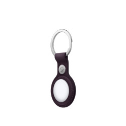 FineWoven AirTag Key Ring Midnight Purple - iPhone Accessories - Apple
