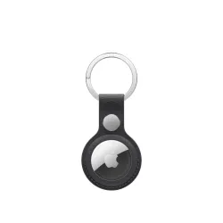 FineWoven AirTag Key Ring Black - iPhone Accessories - Apple 1