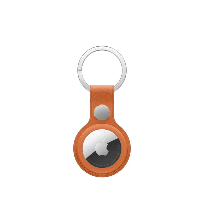 FineWoven AirTag Key Ring Fox Orange - iPhone Accessories - Apple